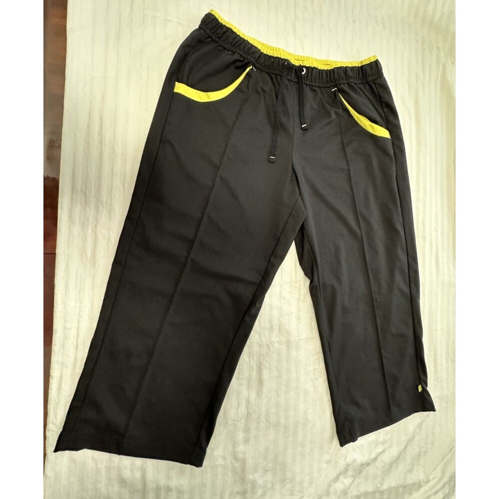 MADE FOR LIFE WOMENS ATHLETIC CAPRIS PANTS SIZE L